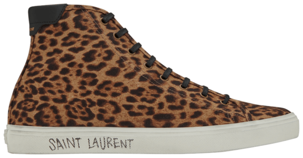 Giày Saint Laurent Malibu Mid 'Leopard Print' 606075-1VV10-2038