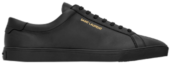 Giày Saint Laurent Andy Low 'Black' 606833-0ZS00-1000