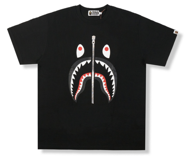 Áo Bape Shark Heavy Weight Relaxed Tee Black