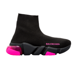 Alternative view of Giày Balenciaga Wmns Speed Trainer 'Clear Sole Black Pink' 607543 W05GJ 1051