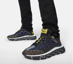 Alternative view of Giày Versace Trigreca Trainers 'Black Navy' DSU8094-1A01760-6N050