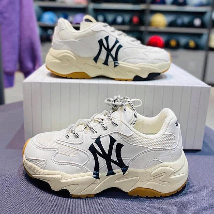 100% MLB X NY Bigball New York Yankees Sneakers Retro Running