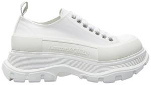 Giày Alexander McQueen Wmns Tread Slick Lace Up 'White' 611705-W4MV2-9000