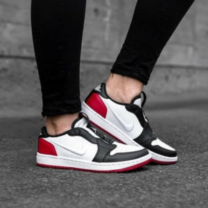 Alternative view of Giày Nike Wmns Air Jordan 1 Low Slip 'Black Toe' AV3918-102