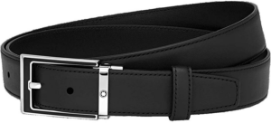 Dây Lưng Montblanc Elegant Black Leather Belt 123891