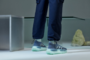 Alternative view of Giày Adidas NMD S1 'Grey Green Glow' GZ9233