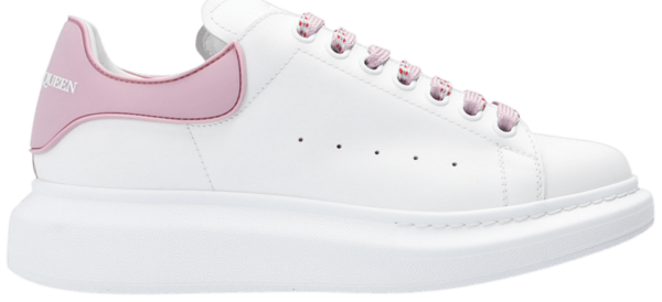 Giày Alexander McQueen Wmns Oversized Sneaker 'White Pink' 621056-WHXMT-9377