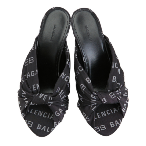Alternative view of Giày Balenciaga Drapy Sandals Black 623334 W2BX0 1090