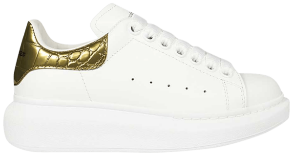 Giày Alexander McQueen Oversized Sneaker 'Gold Crocodile' 625162-WHYBQ-9075