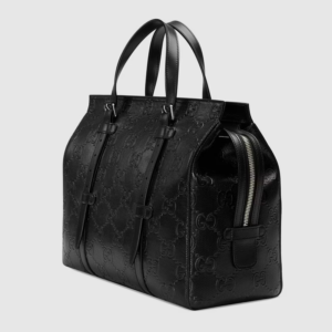 Tui Gucci GG Embossed Tote Bag 'Black' 625774-1W3AN-1000