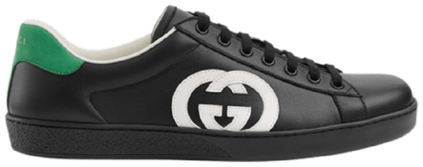 Giày Gucci Wmns Ace 'Interlocking G Black White' 627823-1XG70-1103