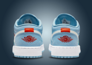 Giay Nike Air Jordan 1 Low SE GS 'Blue Stitch' DO8227-400