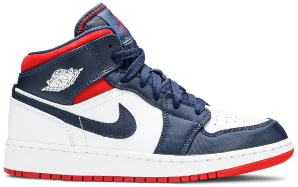 Giày Nike Air Jordan 1 Mid GS 'USA Olympic' BQ6931-104