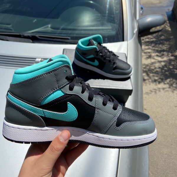 Giày Nike Air Jordan 1 Mid 'Aqua' 554724-063 - Hình ảnh 4