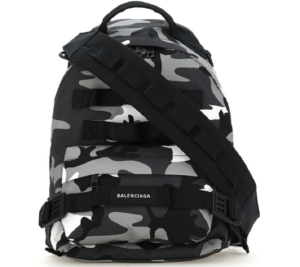 Balo Balenciaga Camouflage-print Logo 'Black White Grey' 644031-2VZH7-1078