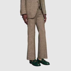 Alternative view of Giày Gucci Men's loafer with Double G 'Dark Green Leather' ‎644724-17X10-3160