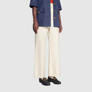 Alternative view of Giày Gucci Black Leather Sylvie Chain Loafers 645445-16M00-1000