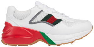 Giày Gucci Wmns Rhyton 'White Red Green Reflective' 645771-2H060-9088