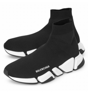 Alternative view of Giày Balenciaga Man Black And White Speed 2.0 Sneakers  617239-W2DB2-1015