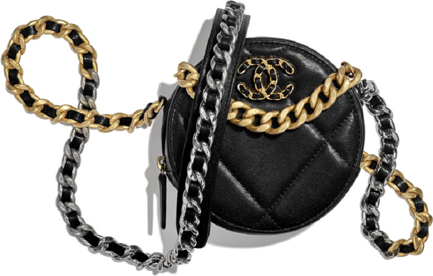 Túi Chanel On Chain Gold Silver Black AP0945-B01901-94305