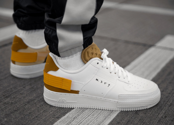 Giày Nike Air Force 1 Type White Gold AT7859-100 - Hình ảnh 4