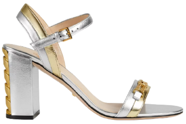 Giày Gucci Women's Sandal with Chain 655408-B8B20-8064