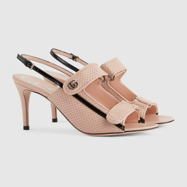 Giày Gucci Women's Sandal with Mini Double G ‎655415-04JT0-6764 - Hình ảnh 3