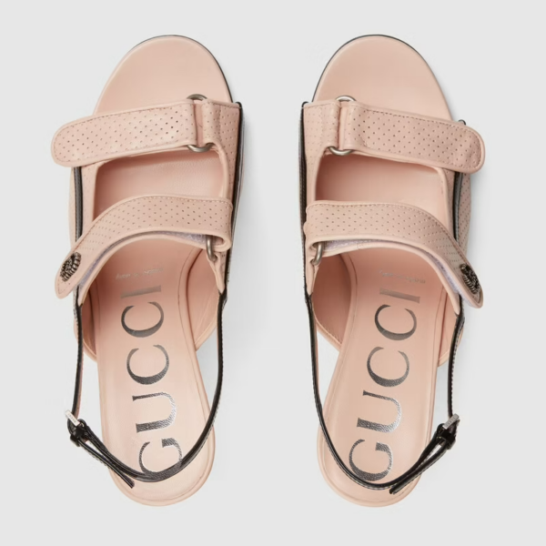 Giày Gucci Women's Sandal with Mini Double G ‎655415-04JT0-6764 - Hình ảnh 2