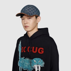 Mu Gucci GG Baseball 'Blue Ivory' 656206-4HAC3-4264