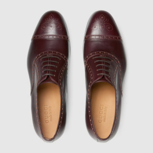 Alternative view of Giày Gucci Men's Shoe with Brogue Details ‎658215-1W600-6039