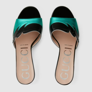Alternative view of Giày Gucci Women's Scalloped Slide Sandal ‎659285-1XX70-3671