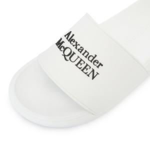 Dep Alexander Mcqueen Logo Full Slide 'White' 663564-W4RF0-9061