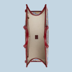 Tui Gucci Chevron Striped Tote 'Blue Beige GG' 663709-UYFMG-8822