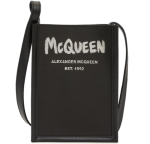 Tui Alexander Mcqueen Graffiti Logo Mini 'Black' 668592-1AAEZ-1073