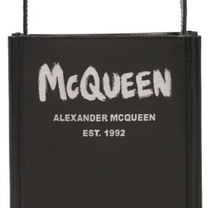 Tui Alexander Mcqueen Graffiti Logo Mini 'Black' 668592-1AAEZ-1073