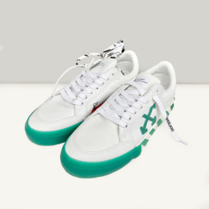 Alternative view of Giày Off-White Vulc Sneaker Low 'White Green' OMIA085R21FAB001-0155