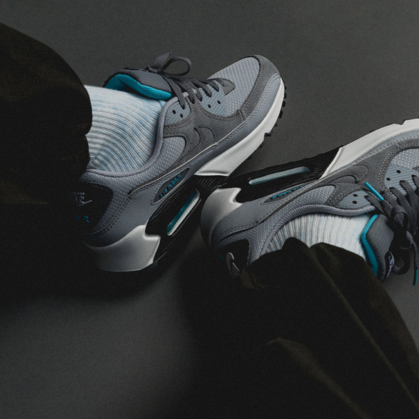 Giày Nike Air Max 90 'Wolf Grey Chlorine Blue' DM0029-002 - Hình ảnh 2
