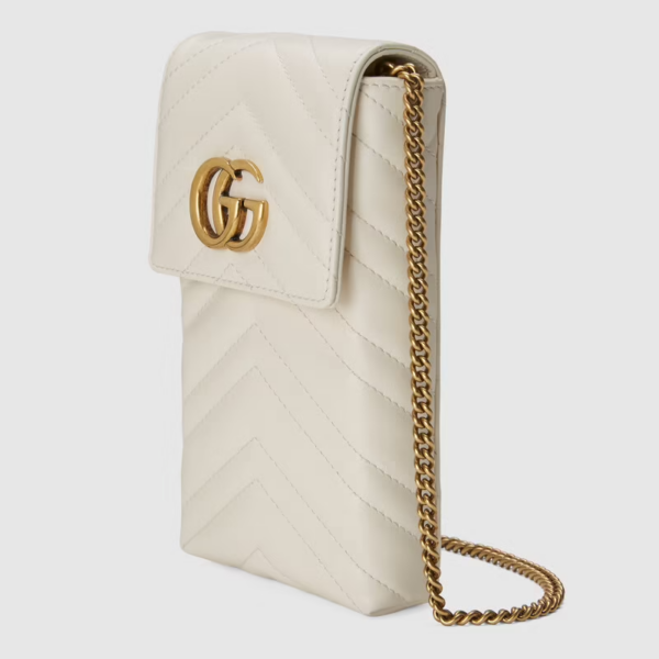 Túi Gucci GG Marmont Matelassé Mini White Leather ‎672251-DTDHT-9022 - Hình ảnh 4