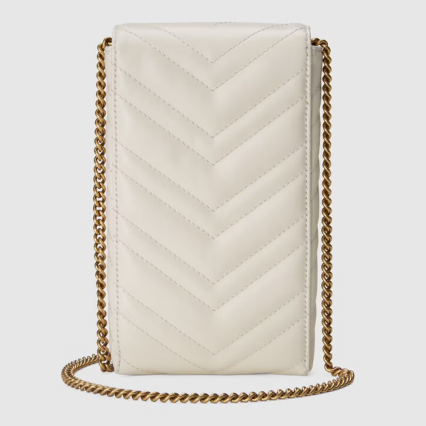 Túi Gucci GG Marmont Matelassé Mini White Leather ‎672251-DTDHT-9022 - Hình ảnh 3