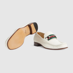 Alternative view of Giày Gucci Horsebit Loafer 'White' ‎673819-1WQ10-9088