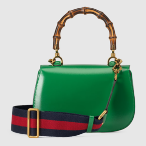 Alternative view of Túi Gucci Small Top Handle Bag With Bamboo Green Leather 675797-10ODT-3384
