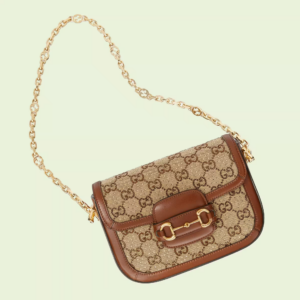 Tui Gucci Horsebit 1955 GG Mini 'Camel' 675801-21HRG-2687