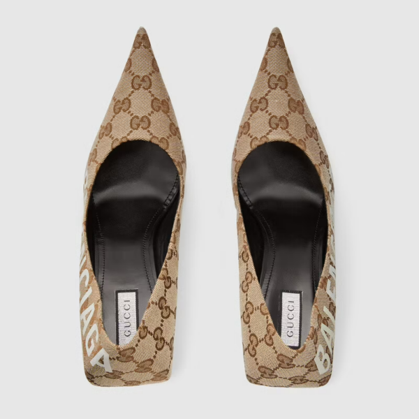 Giày Gucci Women's The Hacker Project Square Knife Pump ‎676603-KQW00-9742 - Hình ảnh 3