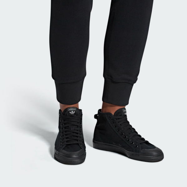 Giày Adidas Nizza Hi 'Tripple Black' B41651 - Hình ảnh 2