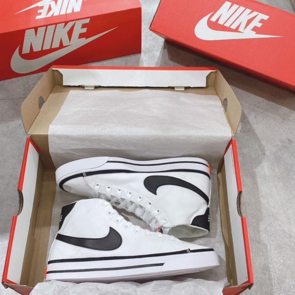 Giày Nike Court Legacy Canvas Mid White DD0162-100 - Hình ảnh 4