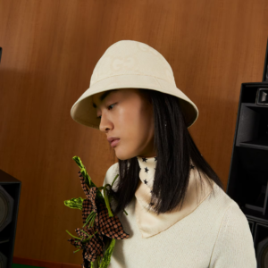 Mu Gucci Jumbo GG Bucket 'White' 681256-4HANW-9077