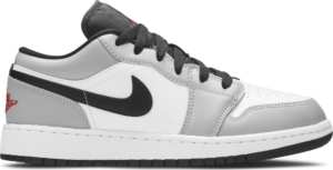 Giày Nike Air Jordan 1 Low GS 'Light Smoke Grey' 553560-030