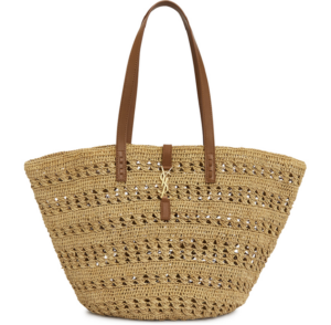 Tui Saint Laurent Panier Medium Raffia 'Beige' 688221-GAAAC-2080