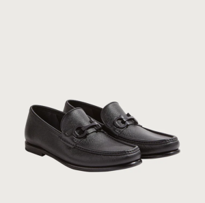 Alternative view of Giày Salvatore Ferragamo Moccasin Gancini 'Black' 02A879-688525