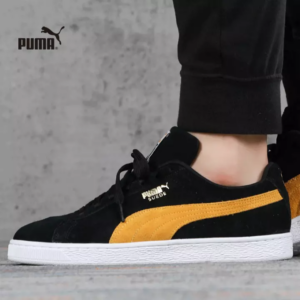 Alternative view of Giày Puma Suede Classic 'Black Golden Rod' 365347-85